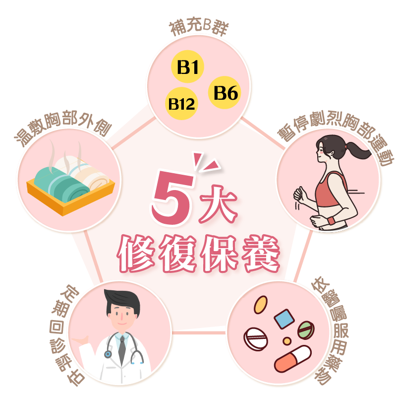 隆乳神經修復保養建議
